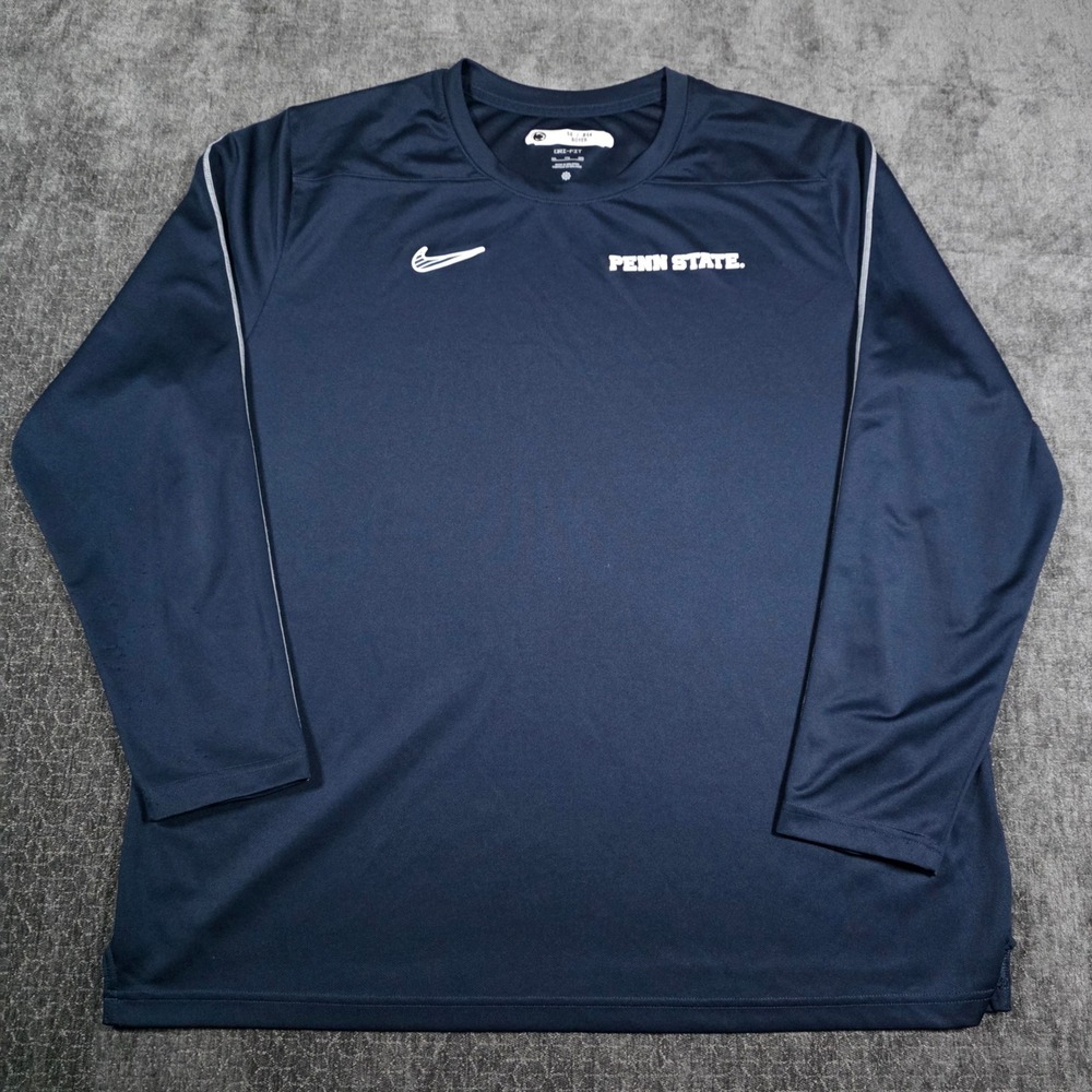 Nike Penn State Nittany Lions Long Sleeve Shirt Mens XXL 2XL Boyer Player Issued
